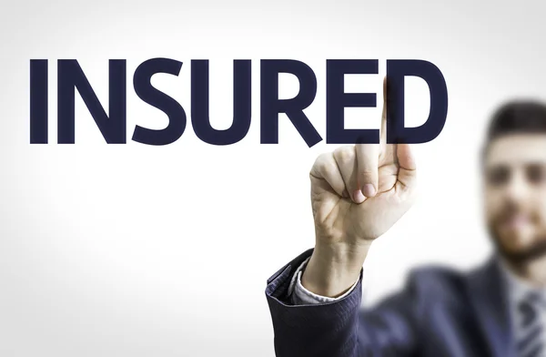 Board with text: Insurance — Stock Photo, Image