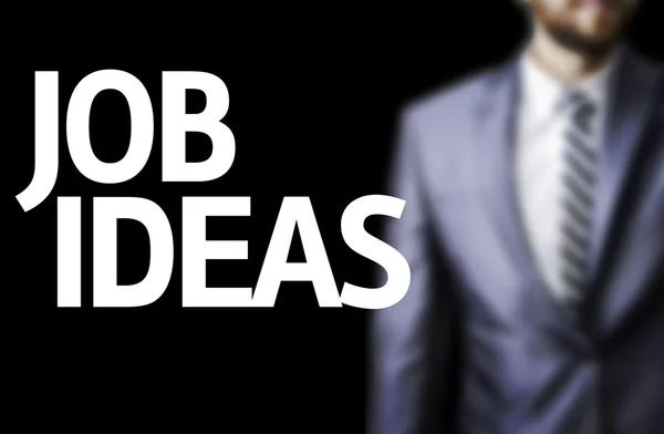 Job Ideas written on a board — Stock Photo, Image