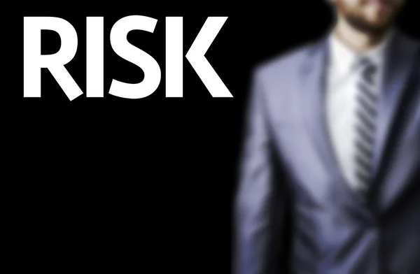 Bir tahtada yazılı risk — Stok fotoğraf