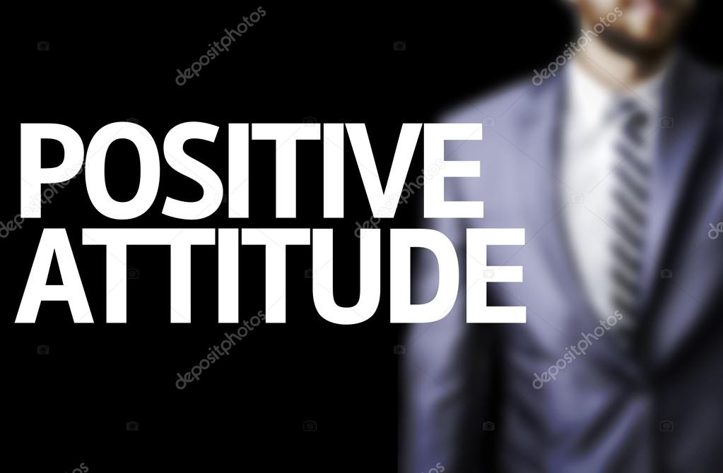 Positive Attitude written on a board
