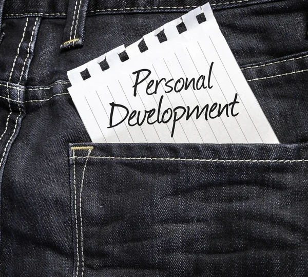 Personal Development written on a peace of paper — Stock Photo, Image