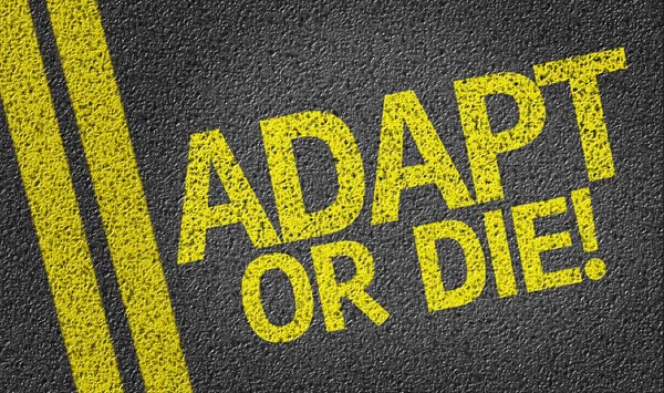 Adapt or Die — Stock Photo, Image