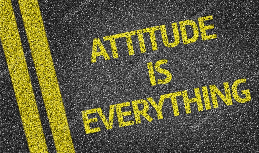 Attitude is Everything written on road Stock Photo by ©gustavofrazao  54638723