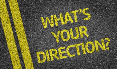Yönünüzü nedir? yolda yazılı