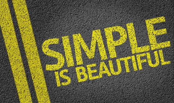 Simple is Beautiful — Stock Photo, Image