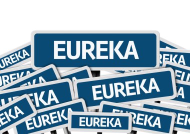 Eureka üzerinde birden fazla yol işaret yazılı