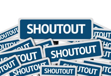 Birden çok yol tabelada yazılı Shoutout