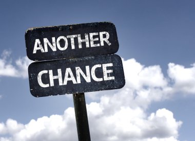 Another Chance  sign clipart