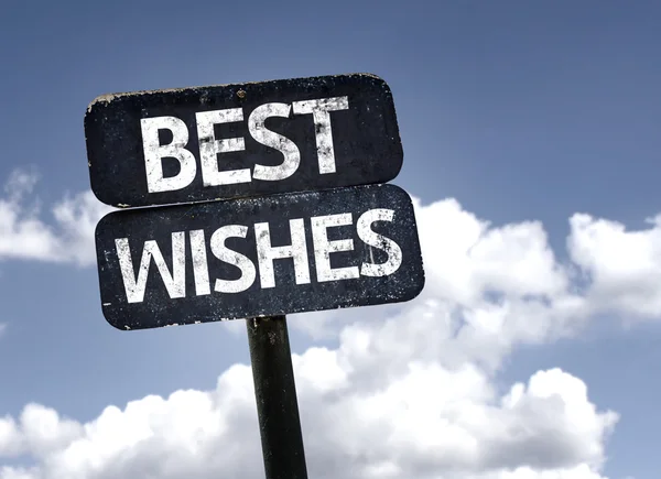 Best Wishes sign — Stock Photo, Image