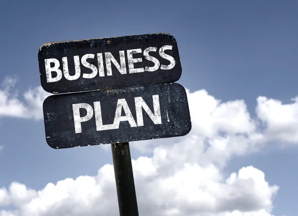 Business Plan  sign — Stock Photo, Image