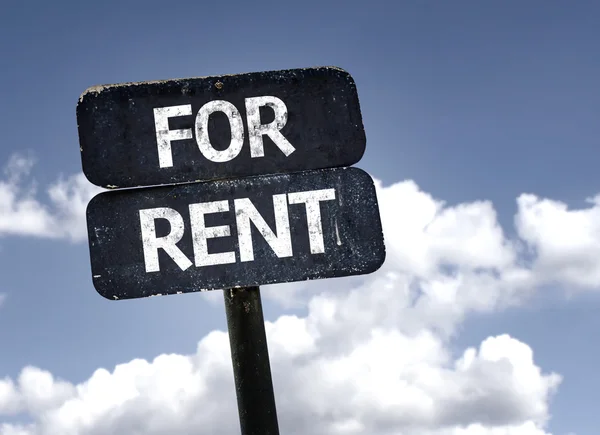 For Rent sign — Stock Photo, Image