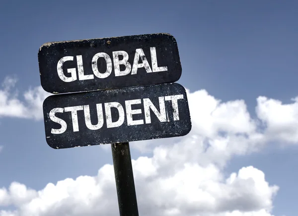 Global Student sign — Stock Photo, Image