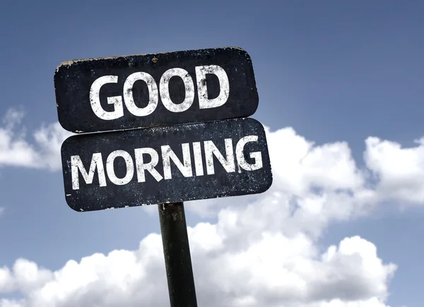 Good Morning sign — Stock Photo, Image