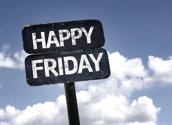 Happy Friday sign — Stock Photo, Image