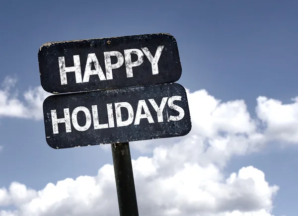 Happy Holidays sign — Stock Photo, Image