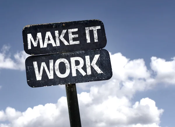 Make It Work sign — Stock Photo, Image