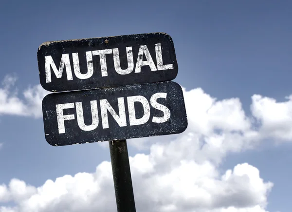 Mutual Funds sign — Stock Photo, Image