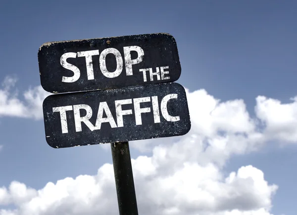 Fermare il segnale stradale — Foto Stock