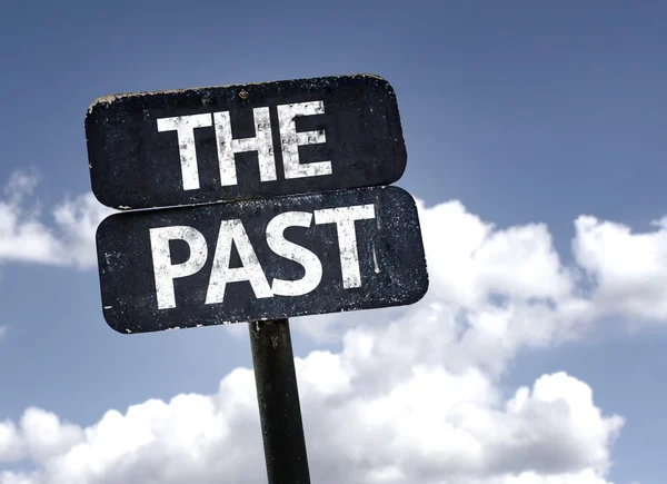 The Past  sign — Stock Photo, Image