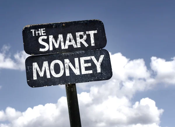 The smart money  sign — Stock Photo, Image