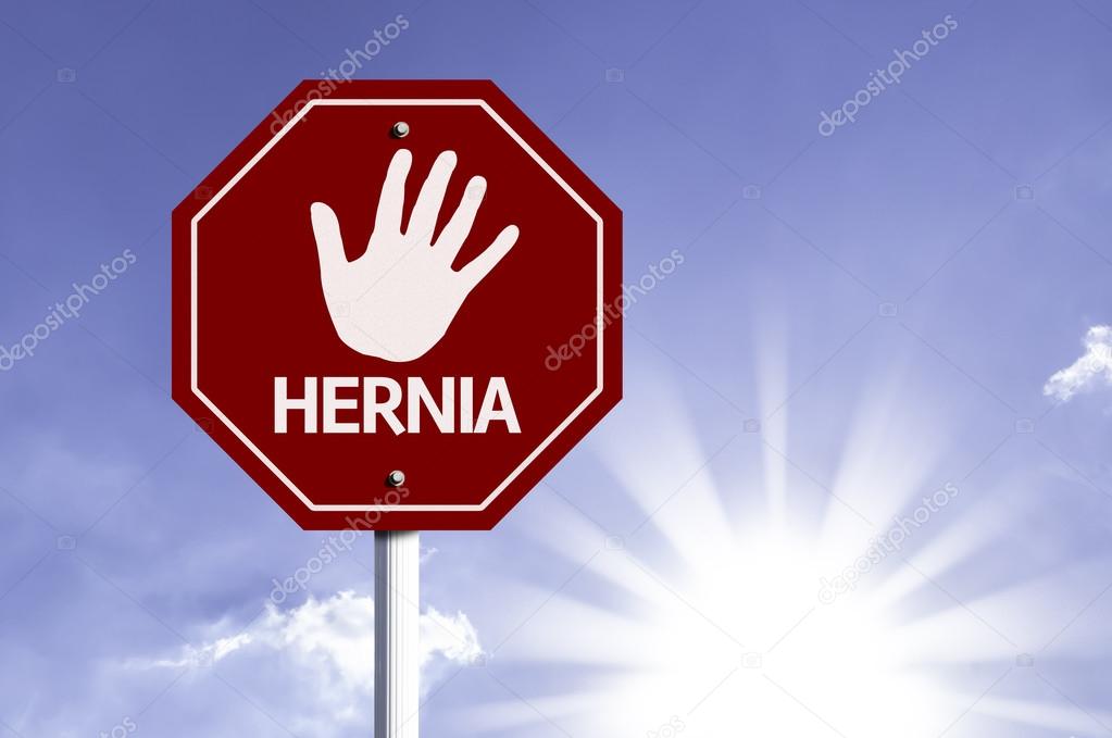 Stop Hernia red sign