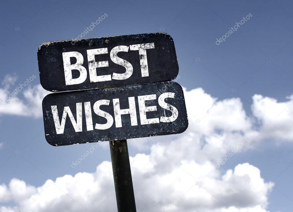 Best Wishes sign