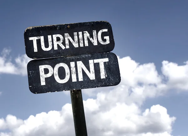 Turning Point    sign — Stock Photo, Image