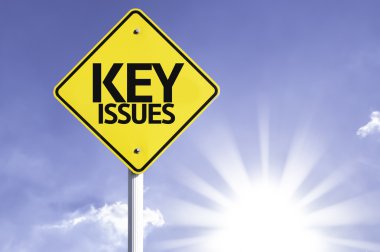 Key Issues road sign clipart