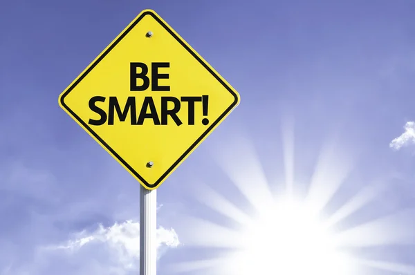 Be Smart road sign — Stock Photo, Image