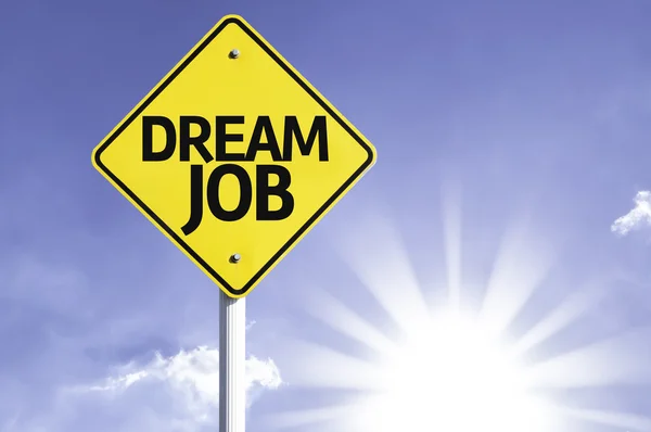 Dream Job road sign — Stock Photo, Image