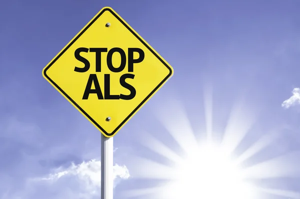 Stop ALS  road sign — Stock Photo, Image