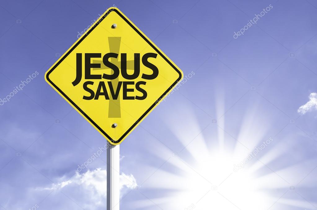 Jesus Saves road sign