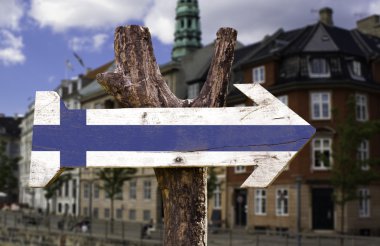 Finlandiya ahşap işareti