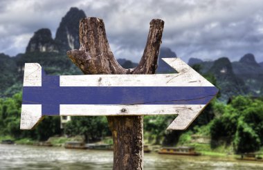 Finlandiya ahşap işareti