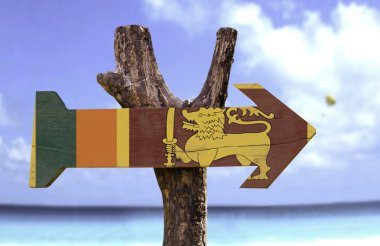 Sri Lanka ahşap işareti