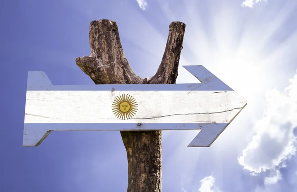 Argentina wooden sign — Stock Photo, Image