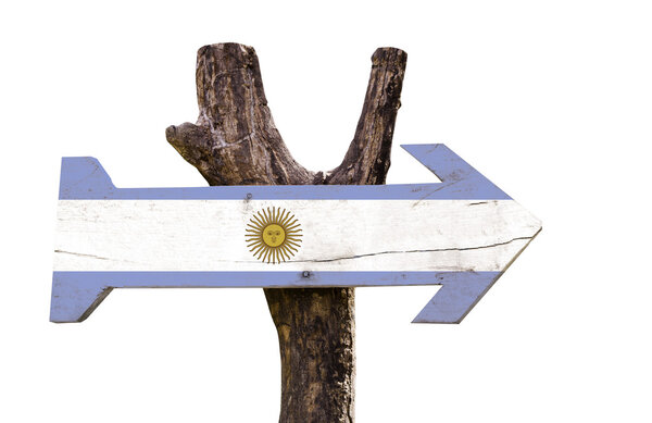 Argentina wooden sign