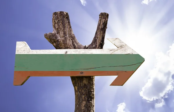 Bulgaria wooden sign — Stock Photo, Image