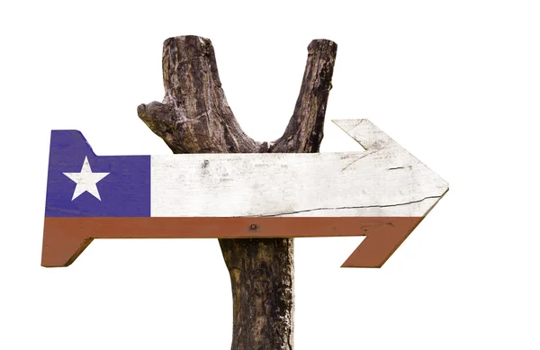 Chile wooden sign — Stock Photo, Image