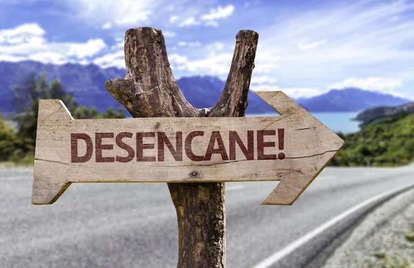 "Desencane "(In Portuguese: Lighten Up ) — стоковое фото