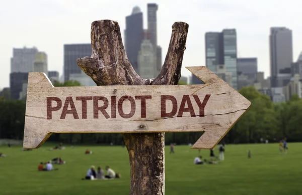 Patriot Day wooden sign — Stock Photo, Image