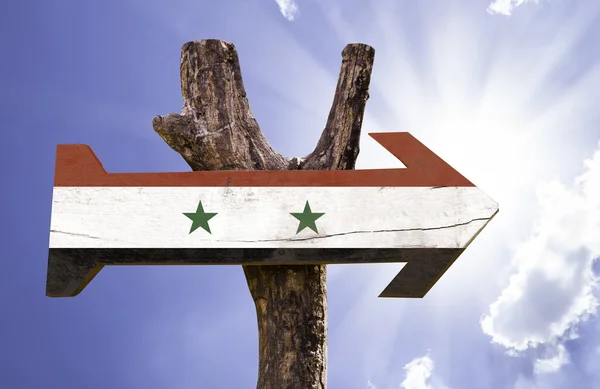 Syria wooden sign — Stock Photo, Image