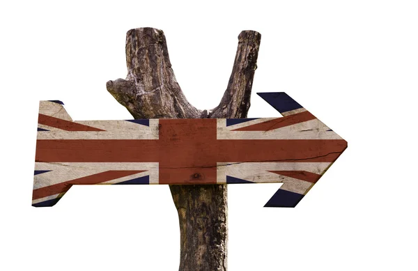 Förenade kungariket träskylt — Stockfoto