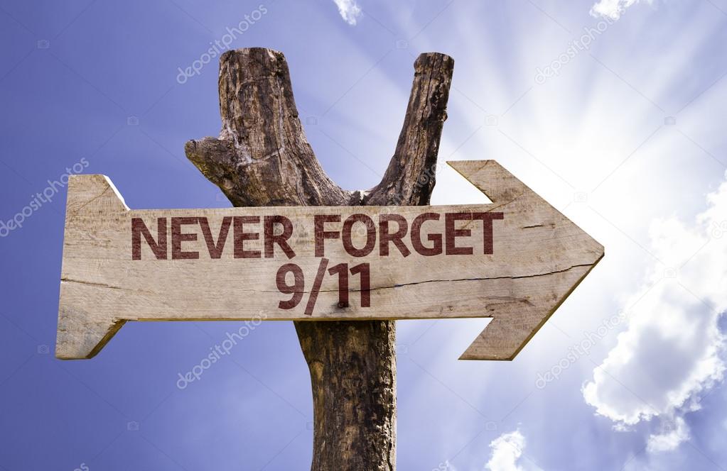 Never Forget 9.11   wooden sign