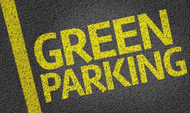Park alan yeşil alışveriş için ayrılmış