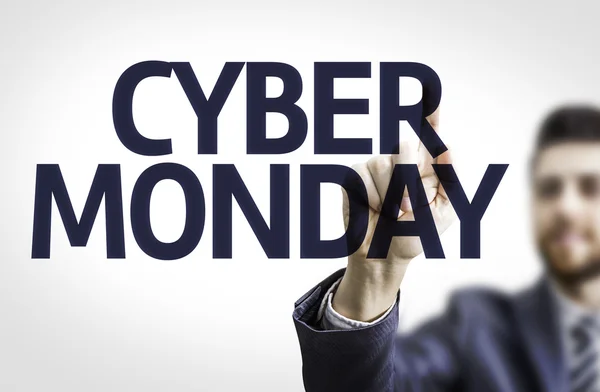 O texto Cyber Monday — Fotografia de Stock