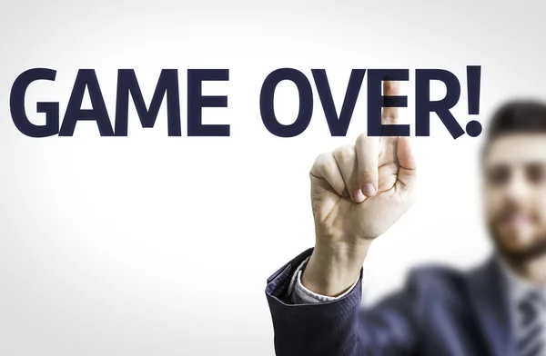 O texto Game Over ! — Fotografia de Stock