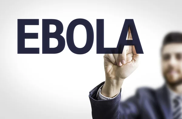 O texto Ebola — Fotografia de Stock