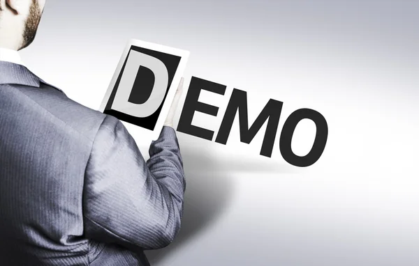 Il testo Demo — Foto Stock