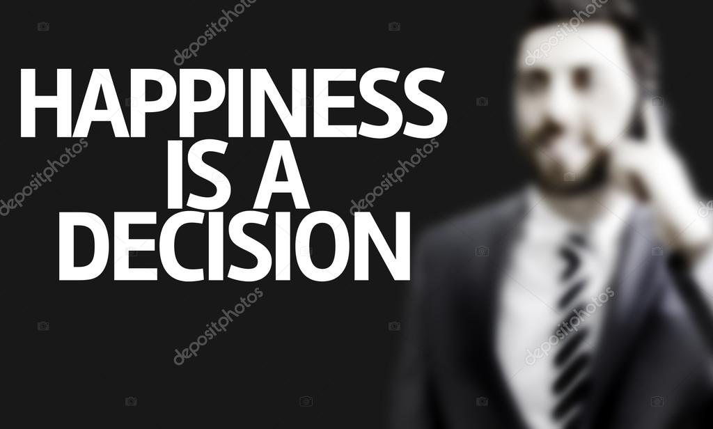 Text Happiness is a Decision